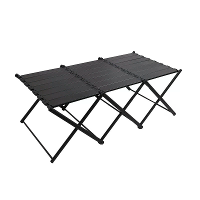 Xmund 2 in 1 Ultra Light Outdoor Opvouwbare Planken en Tafels Kamperen Draagbare Multi laags Planken Tafel Picknickbenod