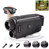 ZIYOUHU Draagbare 300M Nachtzicht Monoculair Camera 7X Zoom 1080P HD Infrarood Digitale Telescoop voor Jagen Kamperen