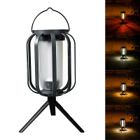 IPRee Zonne energie Campinglamp Buiten Hanglamp Statief Sfeerverlichting 2Voeding 4Lichtstanden voor Kamperen, Noodgeval