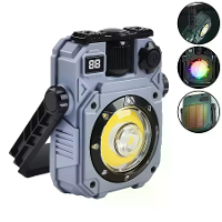 IPRee Zonne energie Campinglamp met Magneet & Verstelbare Beugel 5 Modi Buitengewone Waterdichte Lantaarn voor Tent,Wand
