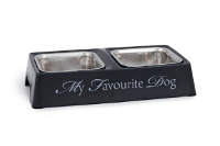 Ipts Dbl Mel Diners My Favorite Dog Grijs 30x16x6 Cm