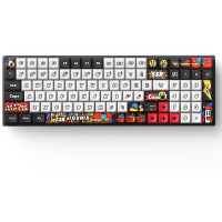 Iqunix Graffiti F97 MX Red SIL RGB WL US gaming toetsenbord
