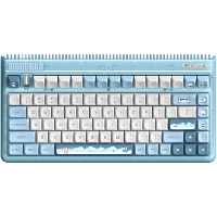 Iqunix OG80 Wintertide Wireless Mechanical Keyboard gaming toetsenbord RGB leds, 80% (TKL), Hot swappable, PBT, 2.4GHz | Bluetooth 5.1 | USB C