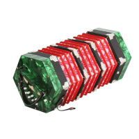 Concertina met 20 knoppen en draagtas Volwassen primair spelend hexagon accordeon toetsenbord Speelgoed Cadeau voor kind