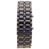 Iron Samurai Stainless Steel Led Digital Lava Mens Boys Wrist Watch