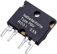 Isabellenhütte PBV 0,005 Meetweerstand 0.005 Ω 10 W (Ø x h) 3.2 Mm x 17 mm 1 stuk(s)