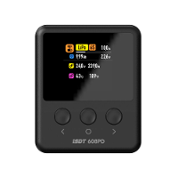 ISDT 608PD DC 240W/10A USB C 140W/5A Slimme Digitale Oplader voor LiFe/Lilon/LiPo/LiHV/NiMH/Pb Batterij