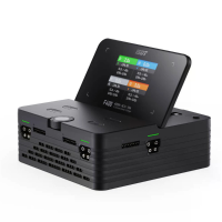 ISDT F400 400W AC 240V 5A / DC 34V 15A XT60 / XT90 4 kanaals slimme oplader met een 3,4 inch IPS scherm voor LiFe Li Ion