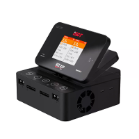 ISDT K2 ZIP AC 200W / DC 500Wx2 Dubbele Kanaal Slimme Lader met 2,8 Inch IPS LCD Scherm voof 1~8S LiFe Lilon LiPo 1~7S L