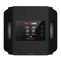 ISDT X16 AC 1100W 20Ax2 Dual Channel Lipo Charge en Discharge Cycle Balance Charger met 2.8 Inch LCD Sunscreen Ondersteu