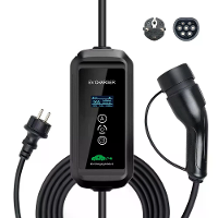 ISIGMA 3.6KW 16A EV Draagbare Oplader Type2 IEC62196 2 EVSE Oplaadbox Elektrische Voertuigen Auto Opladers CEE Plug 5M K