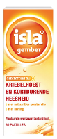 Isla Gember Keelpastilles   bij kriebelhoest en kortdurende heesheid