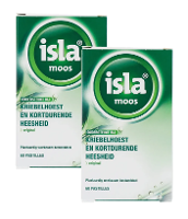 Isla Moos Keelpastilles   bij kriebelhoest en kortdurende heesheid Duoverpakking