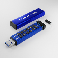 IStorage datAshurÂ® PRO USB stick 16 GB USB 3.0 Blauw IS FL DA3 256 16
