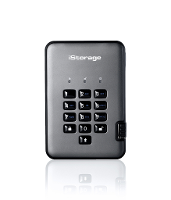 IStorage diskAshur PRO 2® 1 TB Externe harde schijf (2,5 inch) USB A 3.2 Gen 2 Grafiet IS DAP2 256 1000 C G