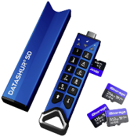 IStorage IS FL DSD 256 SP Externe geheugenkaartlezer 0 GB Blauw IS FL DSD 256 SP USB C 3.2
