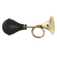 Scheeps toeter Brass   knijptoeter   goud metallic   11 x 30 cm   metaal