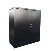 Archiefkast   90x100 cm   Zwart   Met draaideur