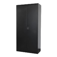 Archiefkasten set van 2   90x185 cm   Zwart   Met draaideur