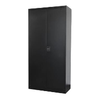 Archiefkasten set van 3   90x185 cm   Zwart   Met draaideur