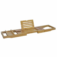 Bamboe badplank   Uitschuifbare badbrug