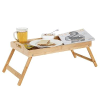 Bamboe bedtafel inklapbaar