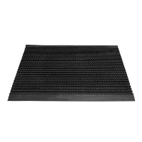 Borstelmat   Rubber   120x80 cm