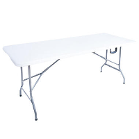 Inklapbare kunststof tafel 180 x 74 cm