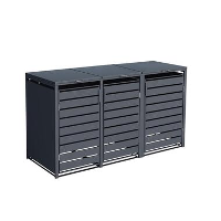 Kliko ombouw   3 containers   Antraciet