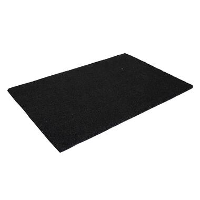 Kokosmat 80x120cm   zwart   24mm dik