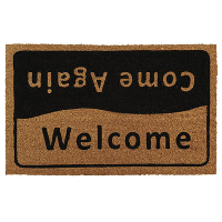 Kokosmat 'Welcome / Come again'   50x80 cm