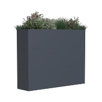 Plantenbak horeca   100 x 25 x 77 cm   Antraciet