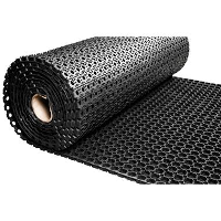 Rubber ringmat op rol   Dikte 23 mm   Breedte 120 cm