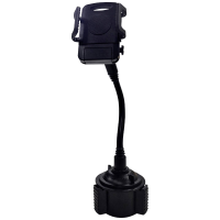 IWH Telefoonhouder voor in de auto 360° draaibaar 55   90 mm Bevestigingswijze (auto): Bekerhouder
