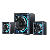 Ja, het is zo YSW41 Krachtige Bluetooth Speaker 2.1 Kanaal Surround Subwoofer Hi Fi Akoestische Titanium Diafragma RGB V