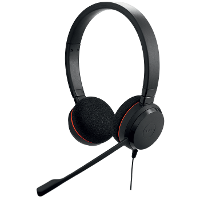 Jabra Evolve 20 On Ear headset Kabel Mono Zwart Noise Cancelling, Ruisonderdrukking (microfoon) Headset, Mono Telefoon