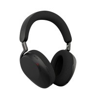 Jabra Jabra Evolve3 85 MS Stereo black mit Lin Over Ear headset Kabel Stereo Zwart Noise Cancelling Headset Telefoon