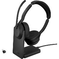 Jabra Evolve2 55   Link390c MS stereo met oplaadhouder headset