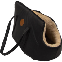 Jack & Vanilla Classy draagtas hond en kat zwart Per stuk
