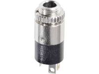 Jackplug 3.5 Mm Bus, Inbouw Verticaal Hicon Hi J35sef Stereo Aantal Polen: 3