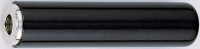 Jackplug 6,35 mm Zwart 1 stuk(s)