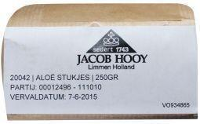 Jacob Hooy Aloe Vera Stukjes 250gr