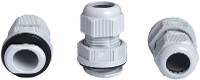 Jacob K341 1025 00 Wartel Met trekontlasting M25 Polyamide Grijs wit (RAL 7035) 1 stuk(s)