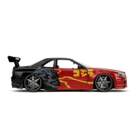 JADA TOYS Godzilla Nissan GTR Kant en klaar model Personenauto (model)