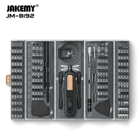 JM 8192 Multi Functionele 180 in 1 Precisie Schroevendraaier Set Chroom Vanadium Bits Gestripte Schroef Extractors Mobie
