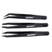 JAKEMY JM T11 3pcs Nylon Anti static Tweezers Set Triad Fix Repair Tool Kit for Electronic Components