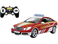 Jamara 405129 Mercedes E350 Coupe Feuerwehr 1:16 RC modelauto voor beginners Elektro Hulpdienstvoertuig