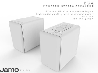 Jamo: Digital DS4 Wireless Bookshelf Speakers   Wit