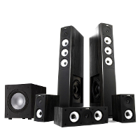 Jamo: S628 5.1 Home Theater Systeem   Zwart