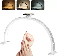 Janolia Halve Maan Licht voor Nageltafel 29In Nageltechniek Lamp Nageltafel Licht 7 Kleurmodi 10 Helderheid voor Tattoo/